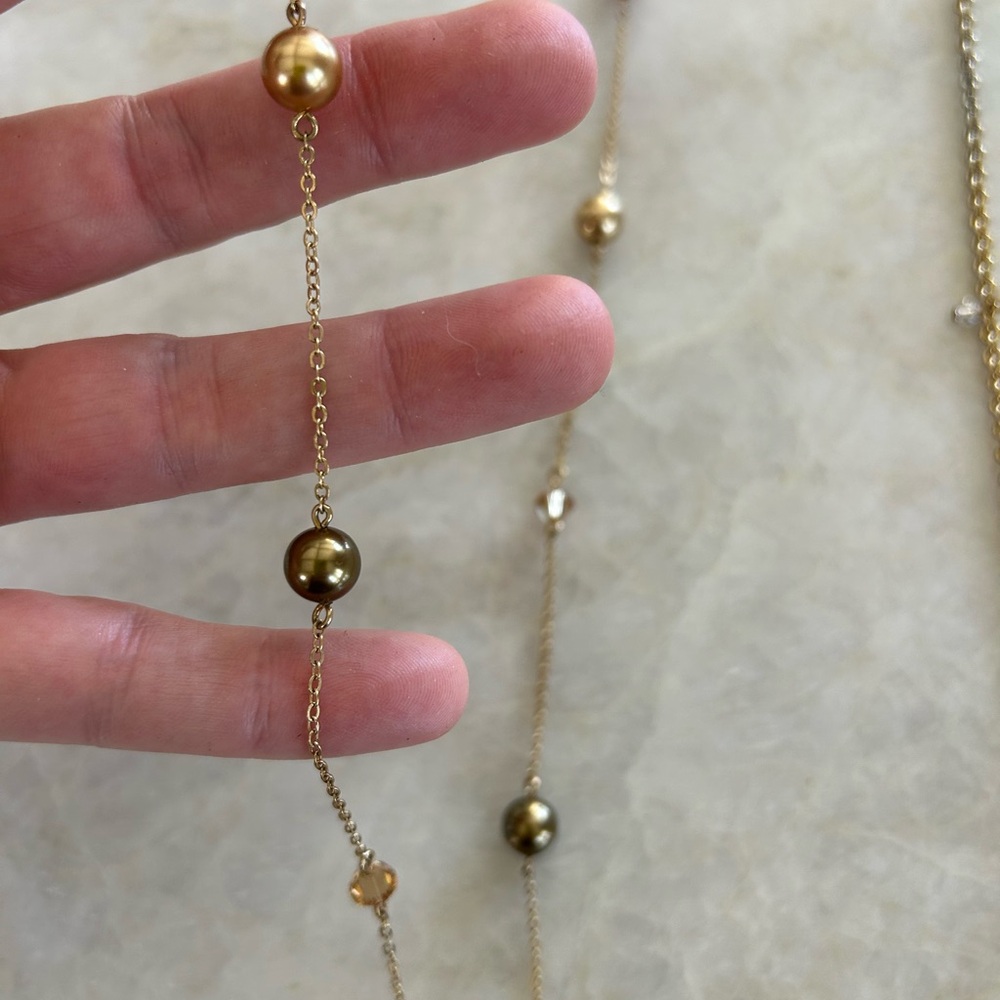 Swarovski Crystal touchstone crystal necklace set - Picture 5 of 7